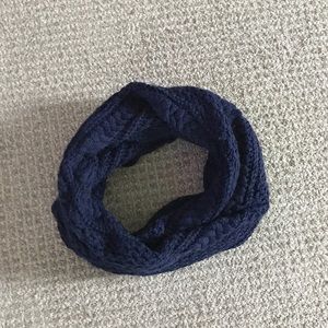 Gap Navy Cable Knit Infinity Scarf